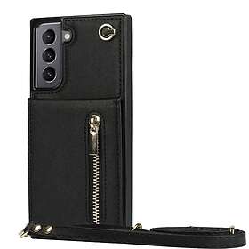 Zipper necklace case Samsung Galaxy S22 Svart