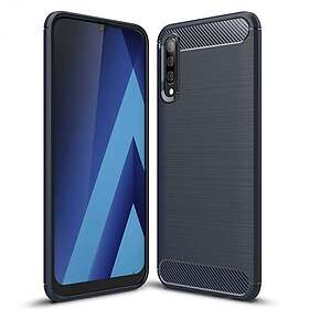 Stöttåligt Armor Carbon TPU-skal A50 Blå