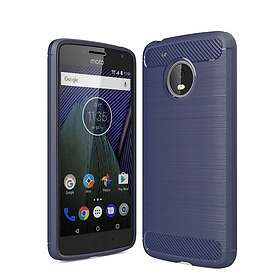 Plus Stöttåligt Armor Carbon TPU-skal Moto G5 Blå