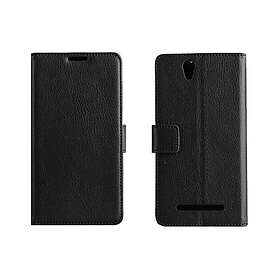 Mobilplånbok 2-kort Xperia C3 (D2533) Svart