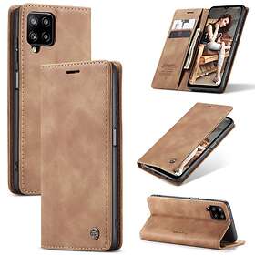 CASEME Plånboksfodral Galaxy A12 Brun