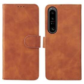 Skalo Sony Xperia 1 IV Matt PU-Läder Plånboksfodral