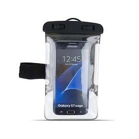 Universal vattentät väska med armband för Mobiltelefoner, 5,5"", Svart