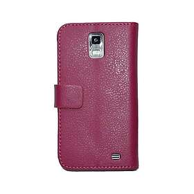 Mobilplånbok 2-kort Galaxy S2 LTE (GT-i9210) Rosa