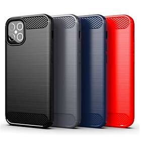 Skalo iPhone 12 Pro Armor Carbon Stöttåligt TPU-skal