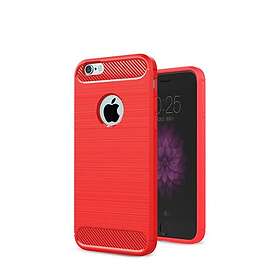 Stöttåligt Armor Carbon TPU-skal iPhone 6 PLUS Röd