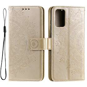 Skalo Samsung A33 5G Mandala Plånboksfodral Guld