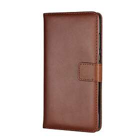OnePlus Plånboksfodral Äkta Skinn 7 Brun