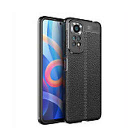 Xiaomi Redmi Note 11 / Note 11S TPU skal Litchi Texture Svart