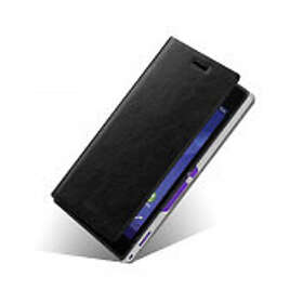 MOFI Xperia M2 Plånboksfodral Svart