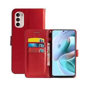 Mobilplånbok 3-kort Moto G41 Röd