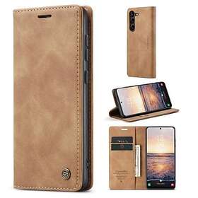 CASEME Plånboksfodral Galaxy S23+ Brun