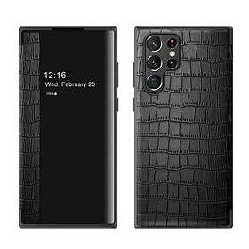 Crocodile FlipCover Galaxy S22 Ultra Svart
