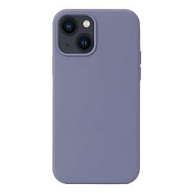 Liquid silikon skal iPhone 14 Gråblå