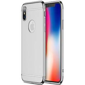 Silver Design skal 3 i 1 guldkant till iPhone X