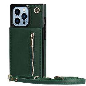 Zipper necklace case iPhone 14 Pro Grön