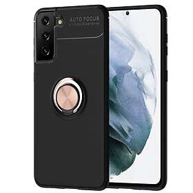 Slim Ring Case Galaxy S23 Musta/Rosé