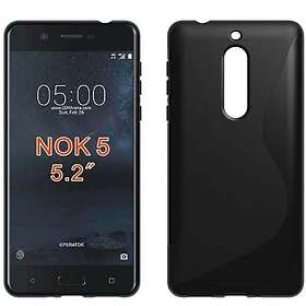Line S silikon skal Nokia 5 (TA-1053) Svart