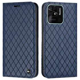 Skalo Xiaomi Redmi 10C Romb Litchi Plånbok