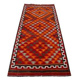 Arkiio Persisk Matta Kelim Flerfärgad 145x360 Handknuten Afghan 752026