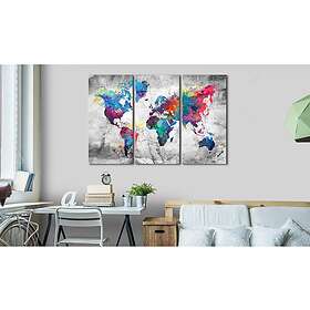 Arkiio Tavla Maps Grey Style 90x60 A3-N6590-DK