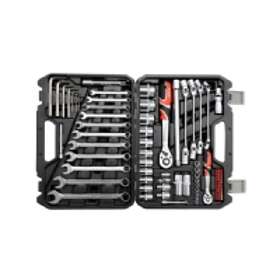 Yato YT-38781, Socket set, 1/4, Metriska/brittiska, 1/2.1/4, T10,T15,T20,T25,T30