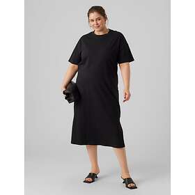 Vero Moda Curve Molly Oversize Short Sleeve Dress (Dame)