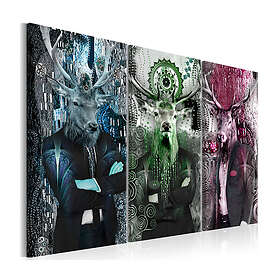 Arkiio Tavla Animal Trio Färgglad 3 delar (3 Parts) Colorful 90x60 A3-N7206-DK