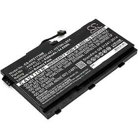 Batteriexperten Kompatibelt med Hp ZBook 17 G3 (T7V64ET), 11.4V, 8300 mAh