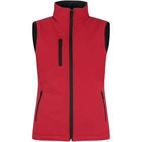 Clique VADDERAD SOFTSHELLVÄST DAM* Röd XS