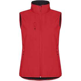 Clique SOFTSHELLVÄST DAM CLASSIC Röd XL