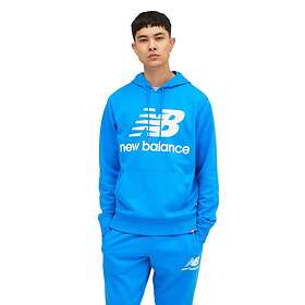 New Balance Essentials Stacked Logo Po Hoodie Blå M Man