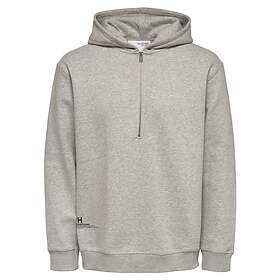 Selected Relax Major Hoodie Grå M Man