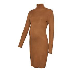 Mamalicious mama.licious Slim Fit Hög hals Ribbmanschetter fit-ärmar Short Dress