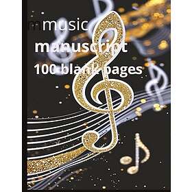 Manuscript Paper: Blank sheet Music Notebook 120 Pages