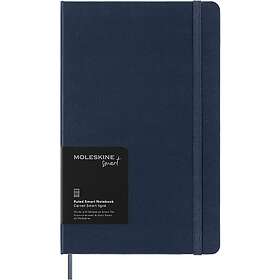 Moleskine Smart Notizbücher, Large/A5, Liniert, Fester Einband, Saphir