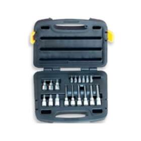 Stanley Steckschlüssel-Einsatz Lang 12 P, 1/2 Zoll, 18 Mm, 8 Cm – Für Schrauben Und Muttern, Chrom-Vanadium