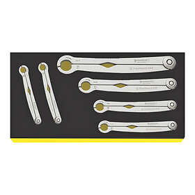 Stahlwille TCS 240/6 96838774 Fastnøkkelsats 6 delar 10 19 mm