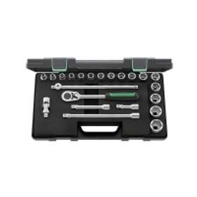 Stahlwille 52/16/6 KN Topnyckelsats 1/2 (12.5 mm) 22 delar 96031448