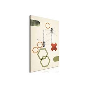 Arkiio Tavla Dragonflies and Geometry (1 Part) Vertical 40x60 A3-Dknw0912