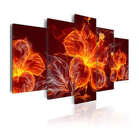 Arkiio Tavla Fiery Flowers 200x100 A3-N3707-DKX