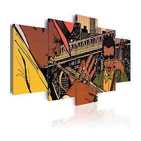 Arkiio Tavla Jazzy NYC 100x50 A3-N1725