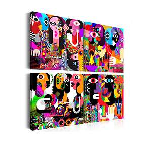 Arkiio Tavla Abstract Conversations 80x80 A3-N6504-80x80