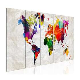 Arkiio Tavla Crumpled Map 200x80 A3-N6960-DK