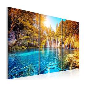 Arkiio Tavla Waterfalls Of Sunny Forest 120x80