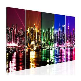Arkiio Tavla Rainbow New York 5 delar Narrow (5 Parts) 225x90 A3-N7808-DKX