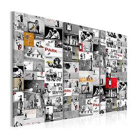 Arkiio Tavla Street Art Banksy III 90x60 A3-N6398-DK