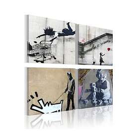 Arkiio Tavla Banksy fyra orginal idéer 60x60