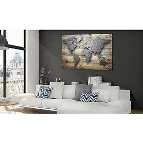 Arkiio Tavla Silver World 90x60 A3-N5722-DKX