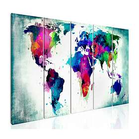 Arkiio Tavla Colourful Chaos 200x80 A3-N6963-DK